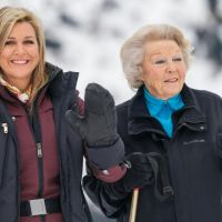 Máxima de Holanda y su familia en Lech am Arlberg, Austria.