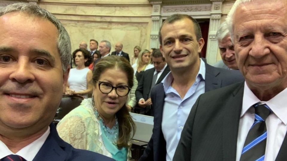 Alejandro Rodríguez, Graciela Camaño, Eduardo Bucca y Jorge Sarghini.