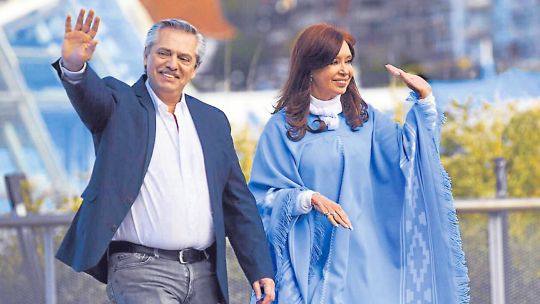 Dupla. El presidente dispuesto a convivir con su vice.