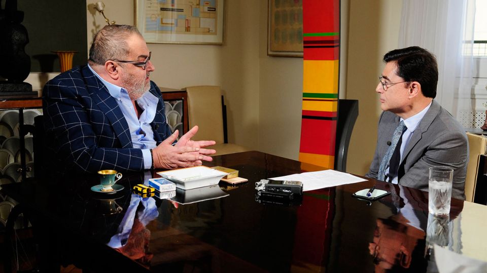 Jorge Lanata, en la entrevista con Jorge Fontevecchia.