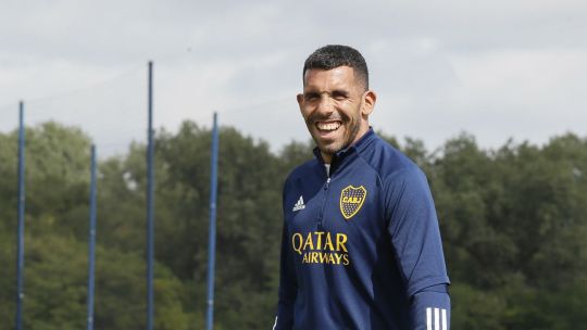 CARLOS TEVEZ ASEGURA QUE BOCA ESTÁ MÁS VIVO QUE NUNCA. //NA
