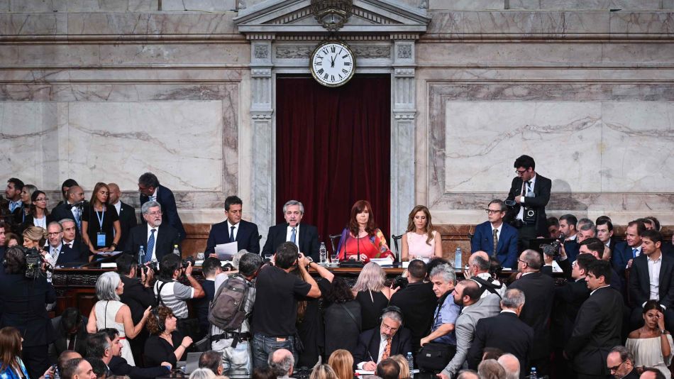 Alberto Fernández en el Congreso