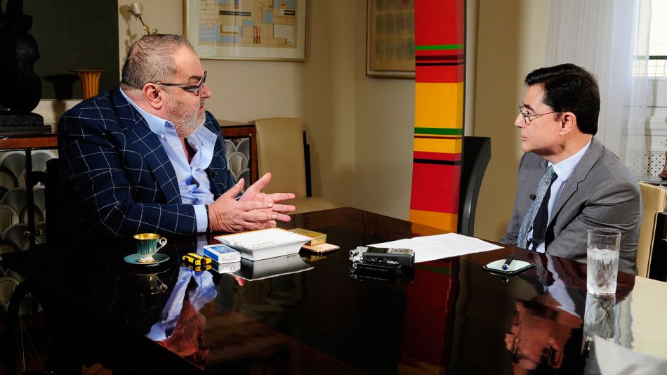 Jorge Lanata, en la entrevista con Jorge Fontevecchia.