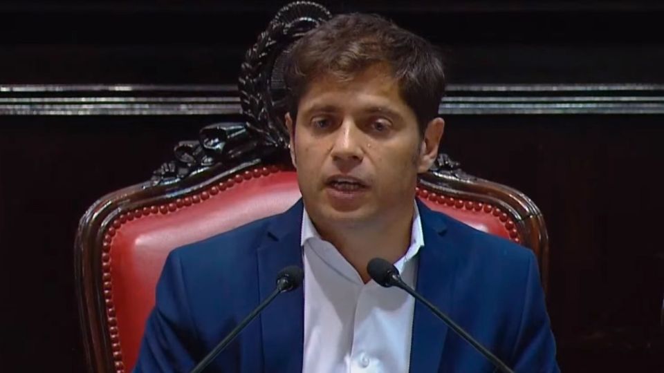El gobernador de la provincia de Buenos Aires, Axel Kicillof.