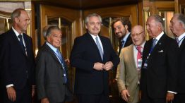 Alberto Fernández con empresarios de CICYP 20200304