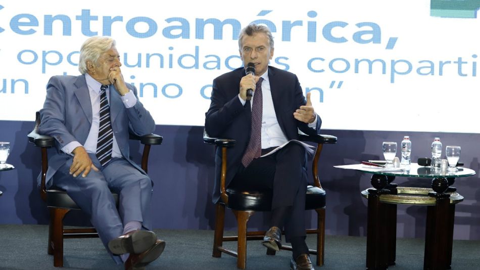 Macri, en el "V Encuentro Ciudadano Centroamérica", en Guatemala.