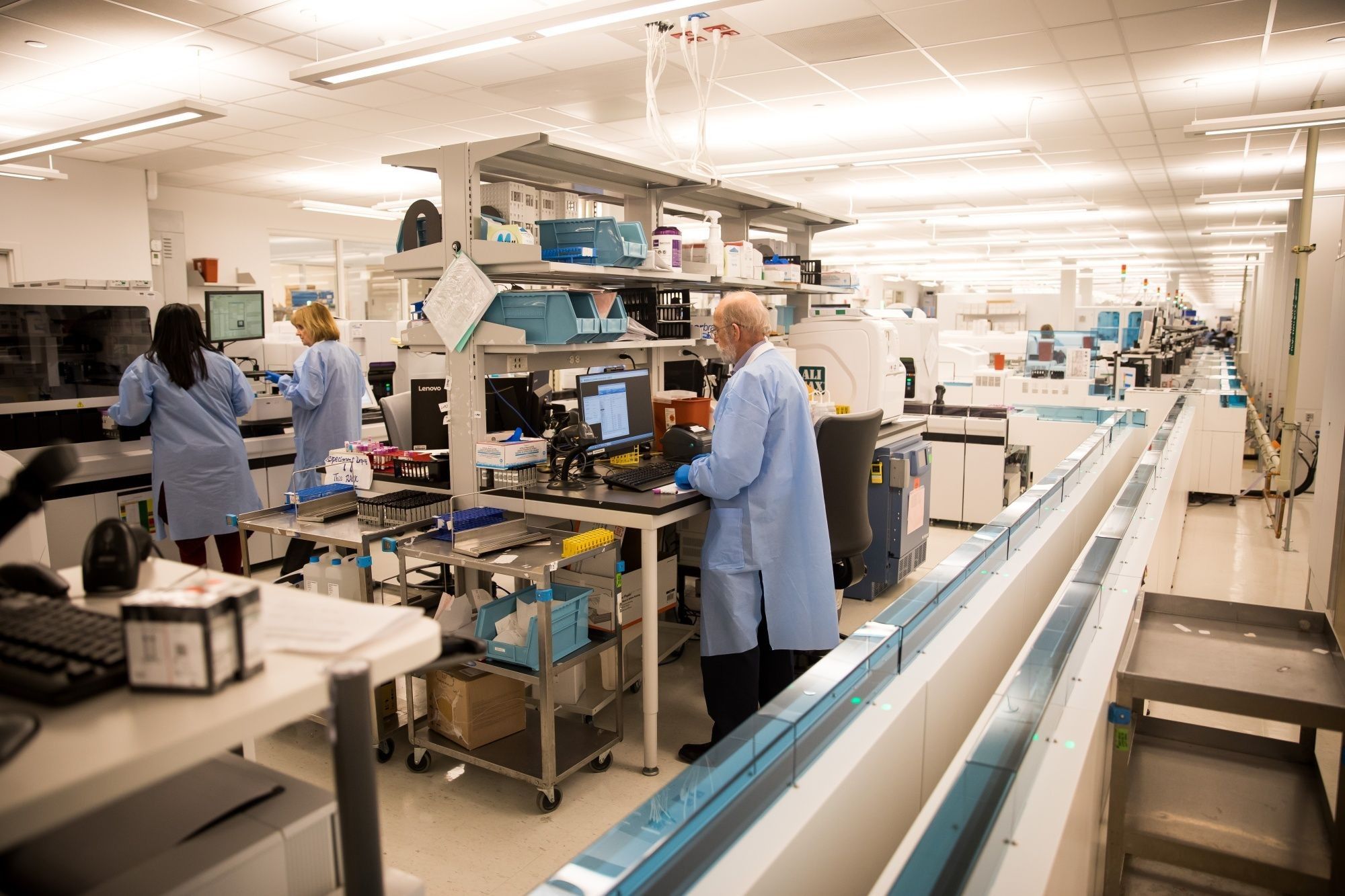 Northwell Labs 100,000 sq ft Facility Prepares To Test For Coronavirus