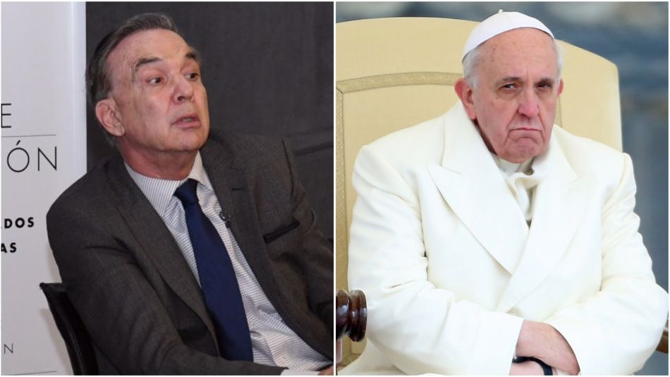Pichetto cruzó a la Iglesia y a su líder, el papa Francisco.