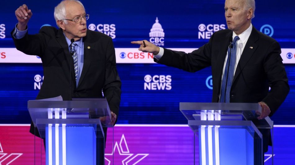 Bernie Sanders y Joe Biden