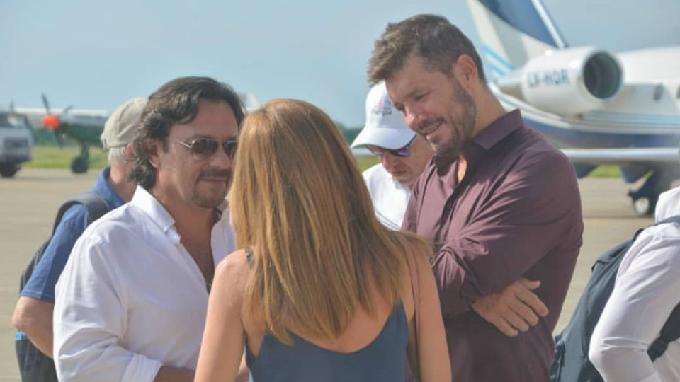Tinelli estuvo en Salta junto al gobernador Sáenz.