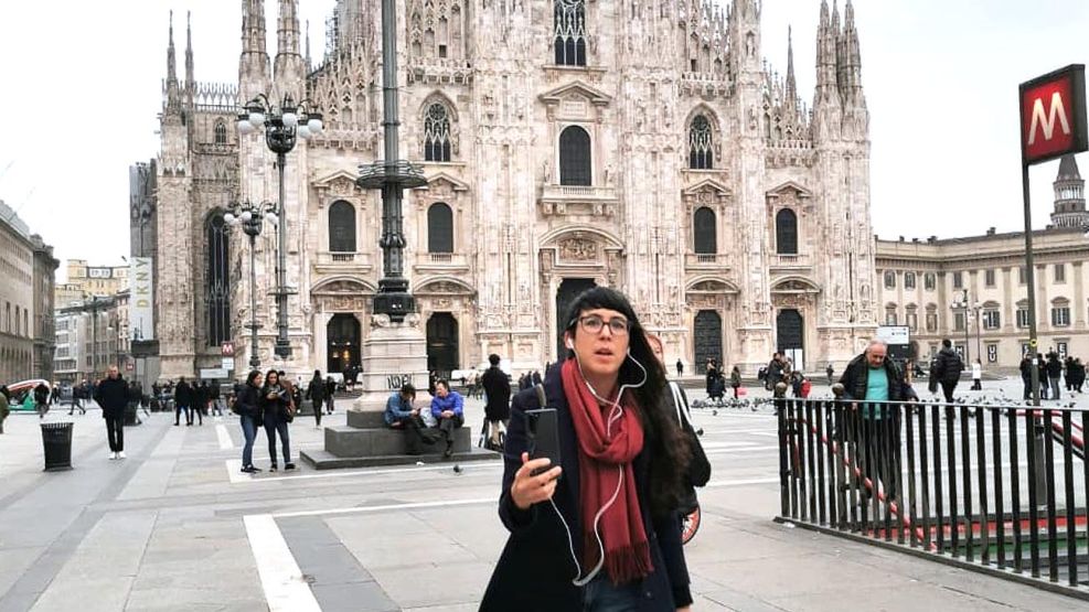 Carla Oller, periodista argentina en Italia 20200311