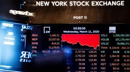 Caída y suspención de actividad en Wall Street 20200312