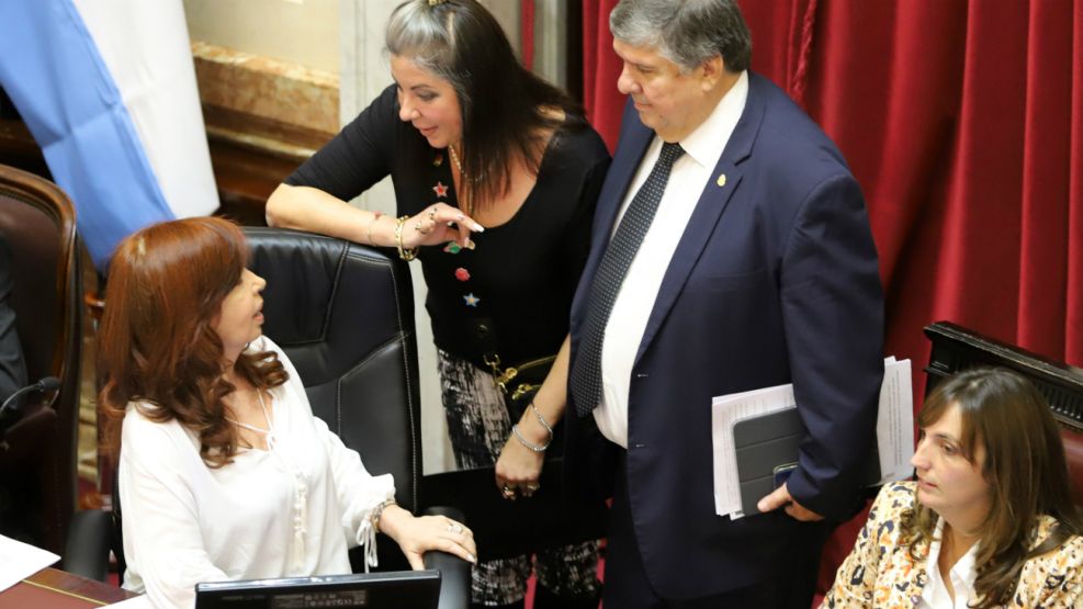 El senador José Mayans y Cristina Kirchner