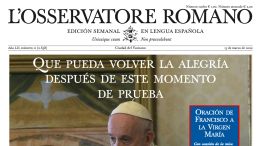 Nueva del Osservatore Romano.