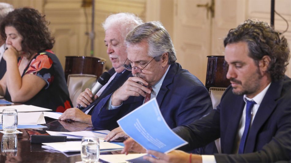 Alberto Fernández en Casa Rosada