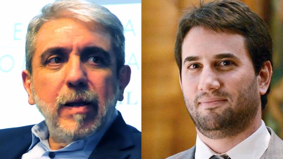 Aníbal Fernández y Luciano Cohan 20200313