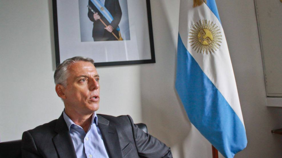 El Encargado de Negocios de la Embajada argentina en Venezuela, Eduardo Porretti