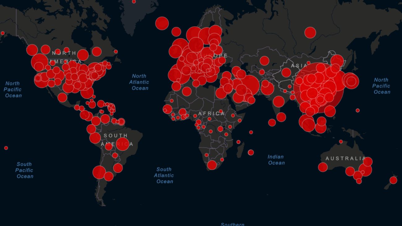 Mapa del coronavirus: fronteras cerradas, países paralizados y 197.185 enfermos