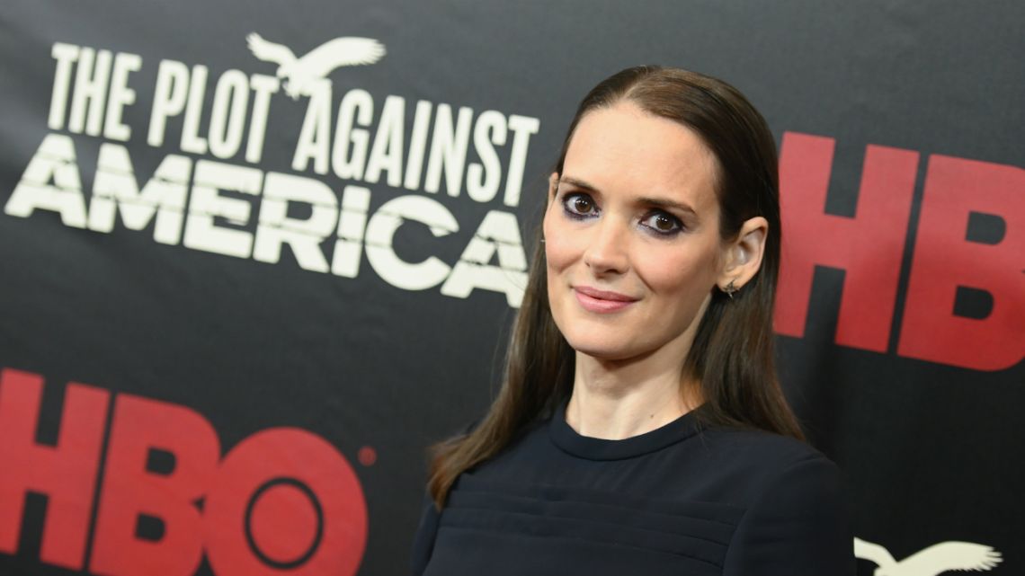 In this file photo taken on March 04, 2020 US actress Winona Ryder attends HBO's "The Plot Against America" premiere at Florence Gould Hall in New York City.