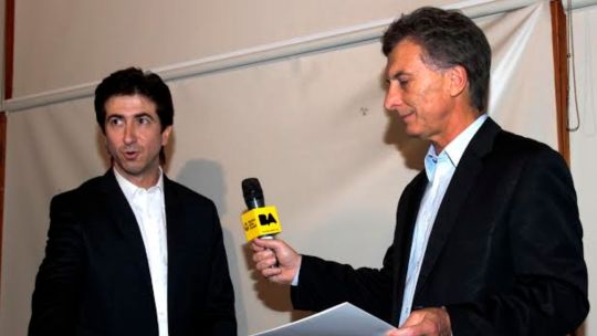 Edgardo Cenzón cuando asumió en el gobierno porteño de la era Macri.