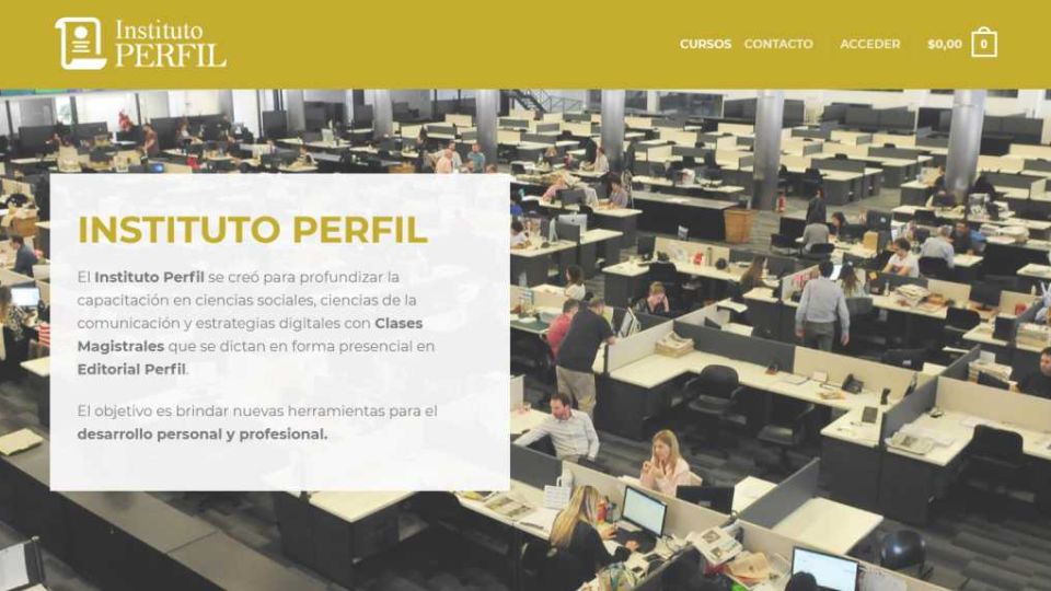 La nueva web de Instituto Perfil