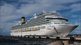 El crucero Costa Pacífica. Allí muchos realizan la travesía llamada El Retorno.