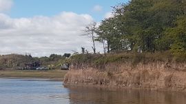 Desde la costa cuentan con muy buenos barrancos dónde realizar lances.