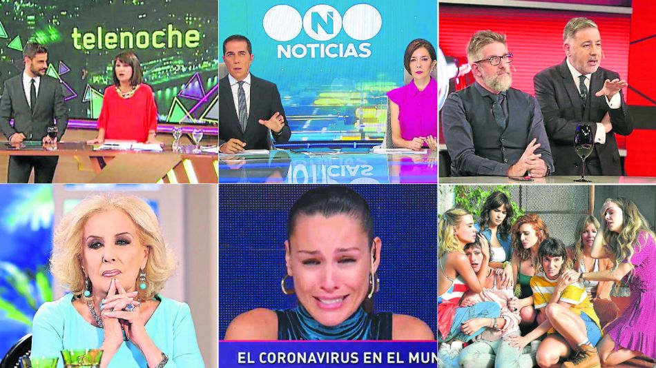 television encendido coronavirus rating 20200320