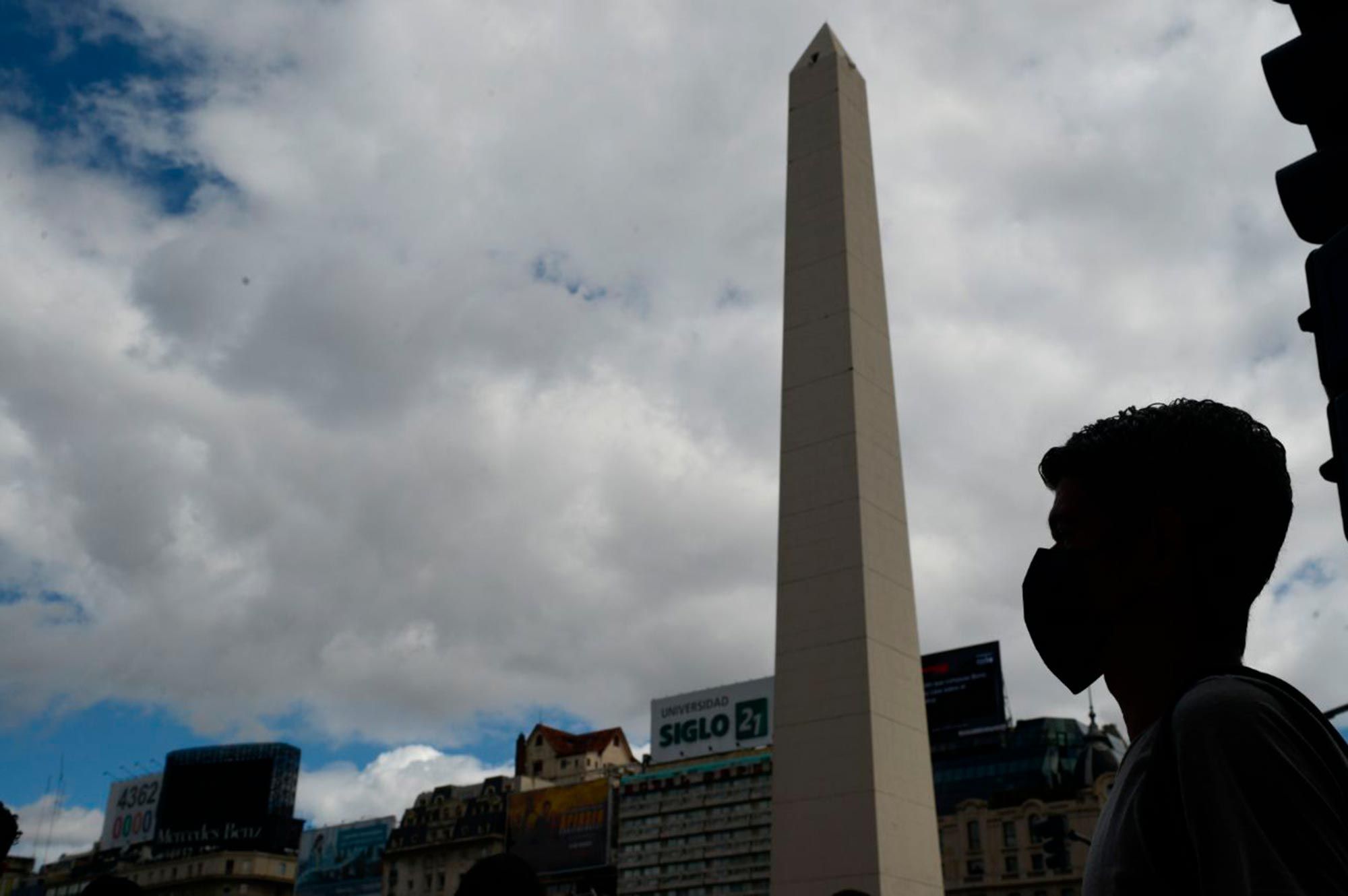 Imágenes de la Ciudad de Buenos Aires vacía