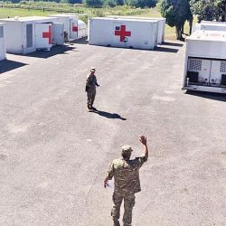 Hospital modular militar | Foto:Cedoc