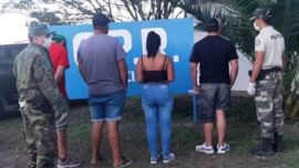 Los cuatro pescadores fueron puestos a disposición de la Justicia.