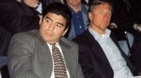 Diego Maradona y Johan Cruyff