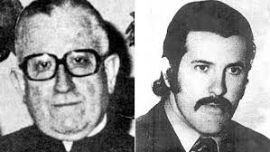 Monseñor Plaza y su sobrino desaparecido.