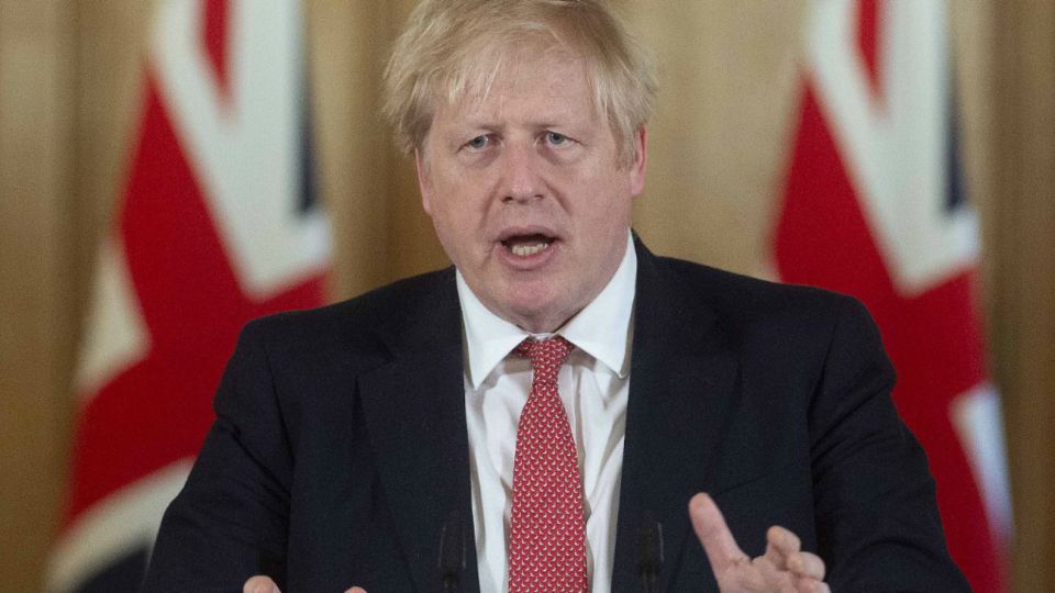Boris Johnson, primer ministro británico.