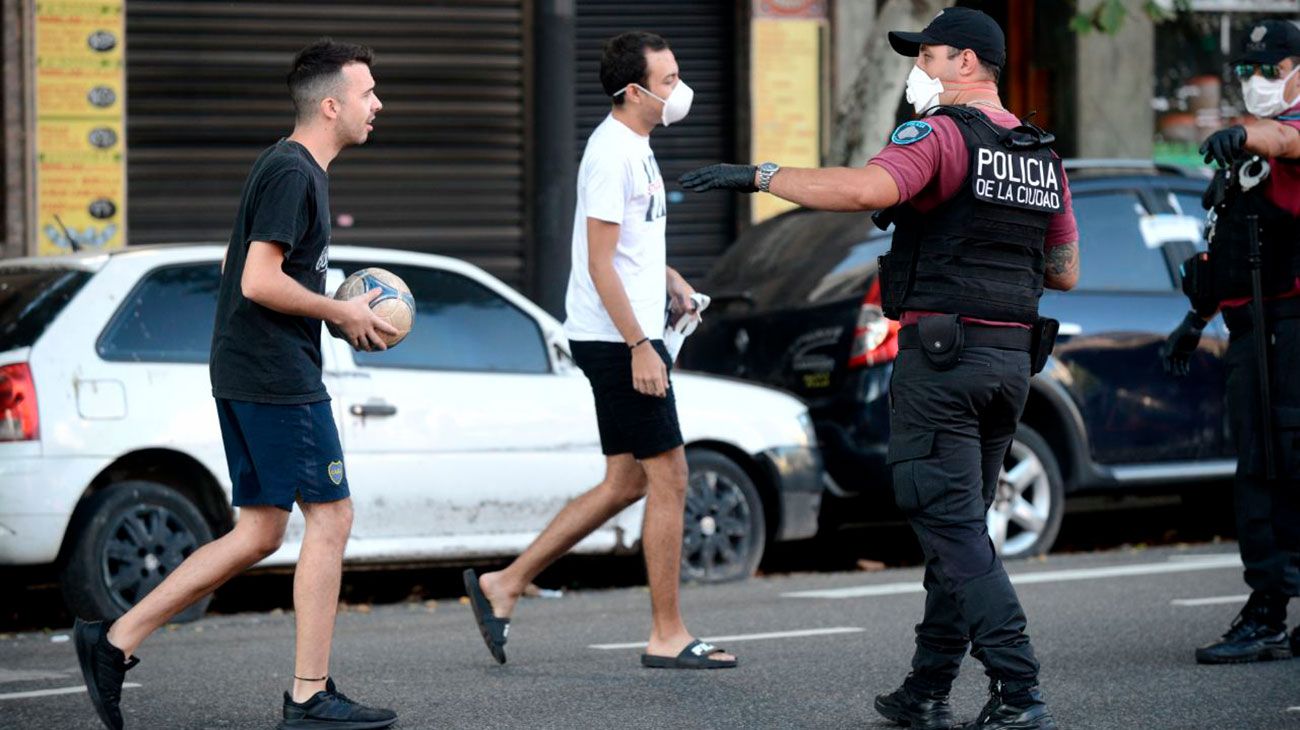 Control policial en capital federal