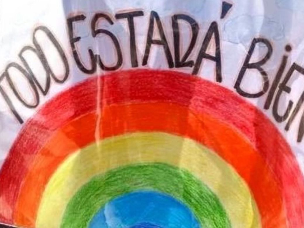 Un Arcoiris Y Una Emotiva Consigna De Las Maestras Para Que Los Chicos Dibujen En Cuarentena Perfil