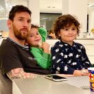 La familia Messi en cuarentena
