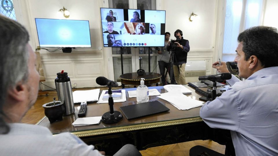 Sergio Massa, en coordinación del trabajo en Diputados.