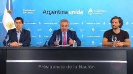 Alberto Fernández y Santiago Cafiero
