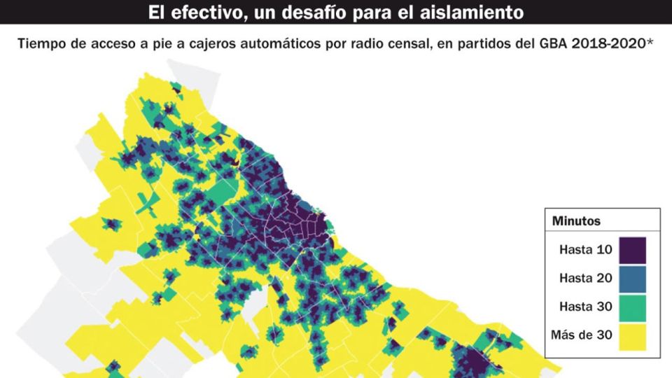 El efectivo, un desafío para el aislamiento.
