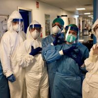 Retratos del coronavirus: el enfermero italiano que muestra en fotos la lucha contra la pandemia
