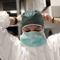 Retratos del coronavirus: el enfermero italiano que muestra en fotos la lucha contra la pandemia