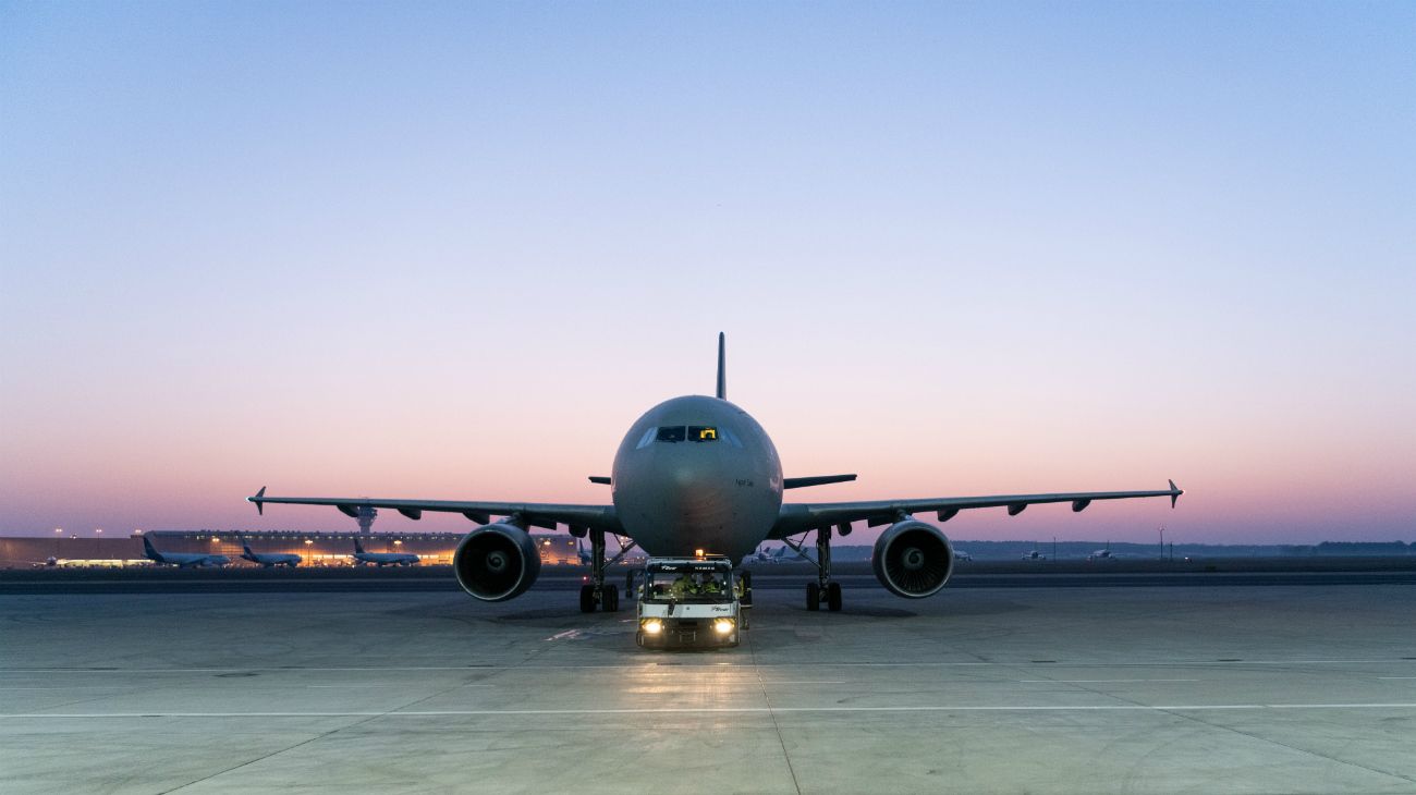 El avión sanitario por dentro