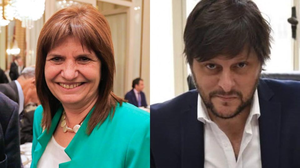 Patricia Bullrich y Leandro Santoro