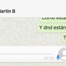martin baclini whatsapp