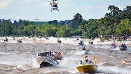 Largada de la Fiesta Nacional del Surubí.