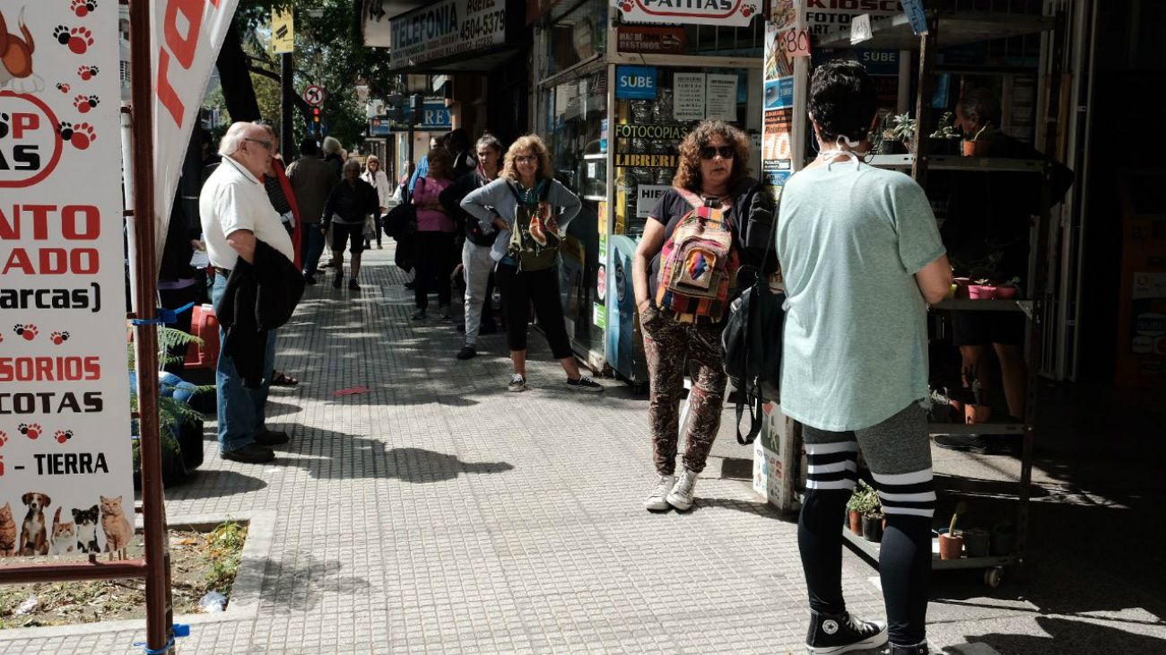 Imágenes de un día complicado para los jubilados y pensionados.