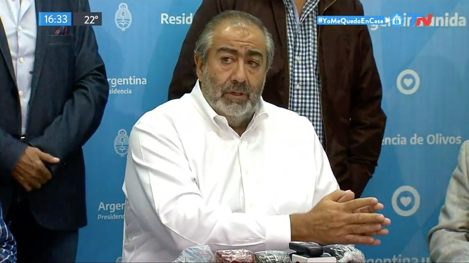 Héctor Daer, de la CGT, habló sobre los pasos a seguir con la cuarentena.