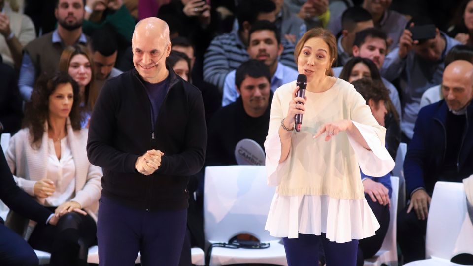 Archivo. Larreta y Vidal. Juntos.
