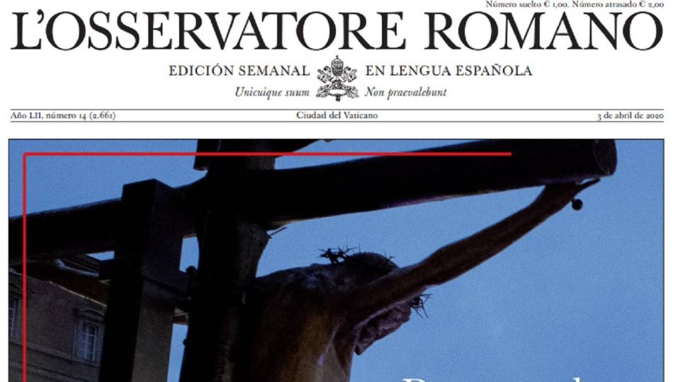 Esta nueva edición semanal del L´Osservatore Romano